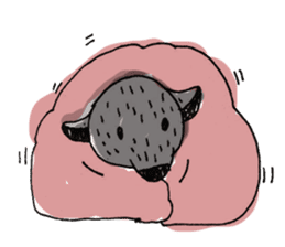 Kind wolf sticker #11645227