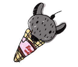 Kind wolf sticker #11645228