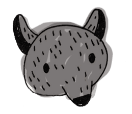 Kind wolf sticker #11645230