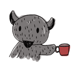 Kind wolf sticker #11645231