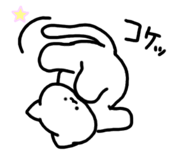 Chaming White Cat -sweet- sticker #11645540