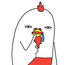 pantu of chicken sticker #11646527