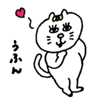 Kawaii White Kitty sticker #11646726