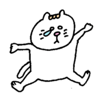 Kawaii White Kitty sticker #11646732