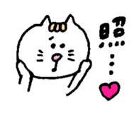 Kawaii White Kitty sticker #11646733