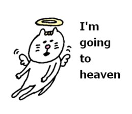 Kawaii White Kitty sticker #11646748