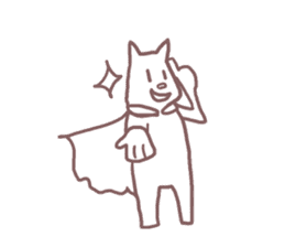Strong dog hero sticker #11647015
