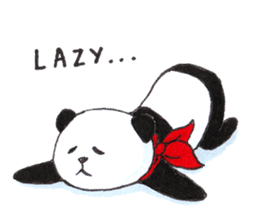 Banda the Lazy Panda sticker #11647173