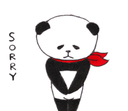 Banda the Lazy Panda sticker #11647186