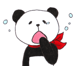 Banda the Lazy Panda sticker #11647189