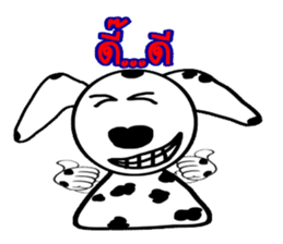 TAM spotty dog2 sticker #11647193