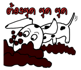 TAM spotty dog2 sticker #11647196