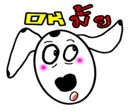 TAM spotty dog2 sticker #11647207