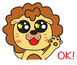 Yonyon the Lion sticker #11647434