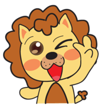 Yonyon the Lion sticker #11647440