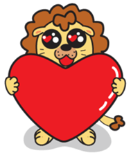 Yonyon the Lion sticker #11647442