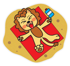 Yonyon the Lion sticker #11647448