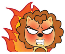Yonyon the Lion sticker #11647450