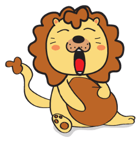 Yonyon the Lion sticker #11647451
