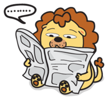 Yonyon the Lion sticker #11647453
