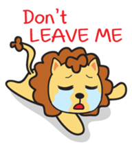Yonyon the Lion sticker #11647455