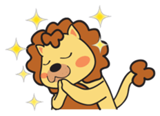 Yonyon the Lion sticker #11647457