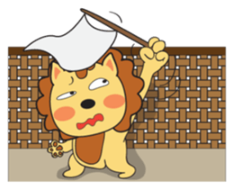 Yonyon the Lion sticker #11647459