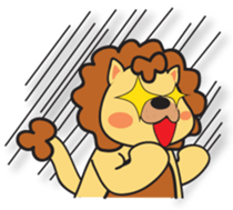 Yonyon the Lion sticker #11647461