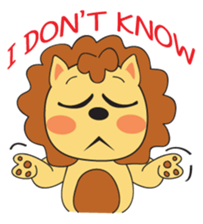 Yonyon the Lion sticker #11647462
