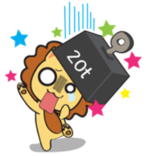 Yonyon the Lion sticker #11647464