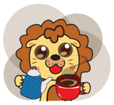 Yonyon the Lion sticker #11647466