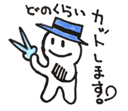 hairstylist Mr.sketch sticker #11647490