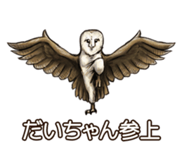DAICHAN of the Owl sticker #11647922