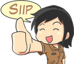 Praja Putri the Browny Girl sticker #11647931