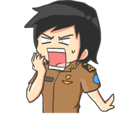 Praja Putri the Browny Girl sticker #11647934