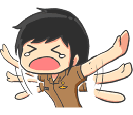 Praja Putri the Browny Girl sticker #11647935