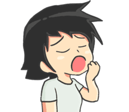 Praja Putri the Browny Girl sticker #11647938