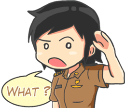 Praja Putri the Browny Girl sticker #11647943