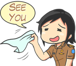 Praja Putri the Browny Girl sticker #11647947