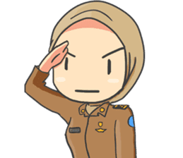 Praja Putri the Browny Girl sticker #11647948