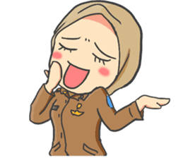 Praja Putri the Browny Girl sticker #11647952