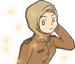 Praja Putri the Browny Girl sticker #11647955