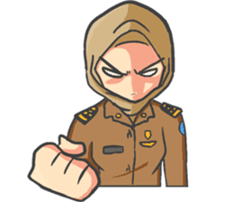 Praja Putri the Browny Girl sticker #11647956