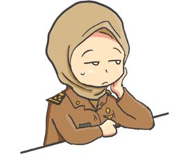 Praja Putri the Browny Girl sticker #11647957