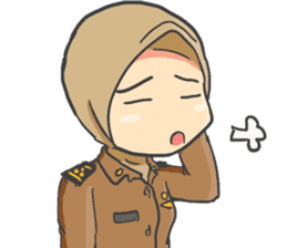 Praja Putri the Browny Girl sticker #11647958