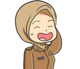 Praja Putri the Browny Girl sticker #11647960