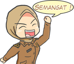 Praja Putri the Browny Girl sticker #11647963