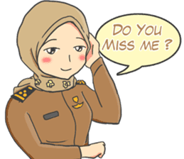 Praja Putri the Browny Girl sticker #11647967
