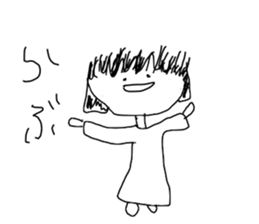I draw graffiti(Japanese) sticker #11647997