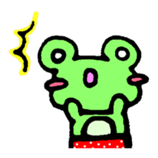 Kerotchi of frog sticker #11648971